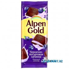 Молочный шоколад Alpen Gold «Черника с йогуртом»