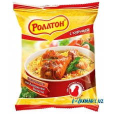 Лапша быстрого приготовления "Роллтон" с курицей